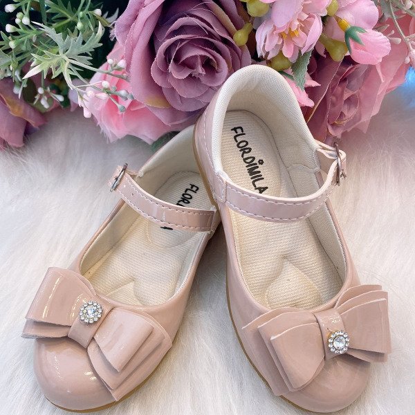 Sapatilha Flor Di Mila Alice Nude – Rose
