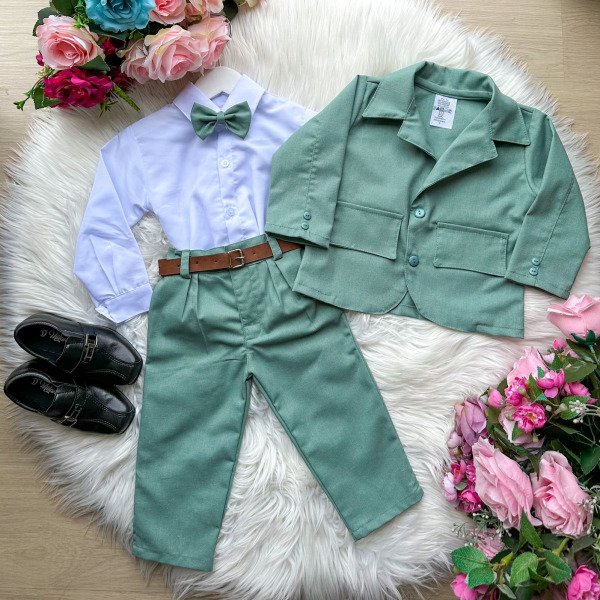 Conjunto Miss Cherry Social Terno – Blaizer Verde