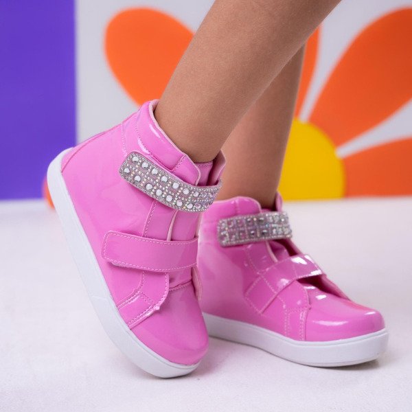 Tenis Bota D Milan Rosa Chiclete