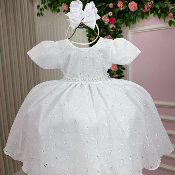 Vestido Miss Cherry Cristal Lese – Laise Branco