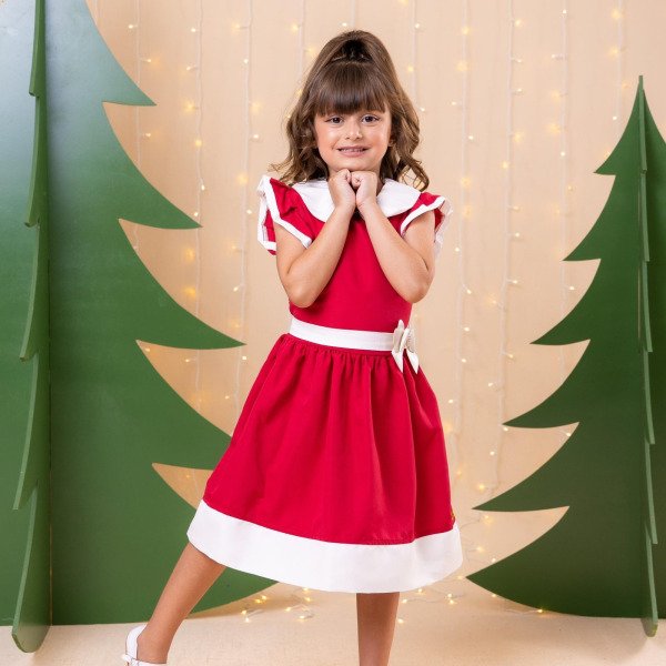Vestido Blogueirinha Camile Vermelho – Natal