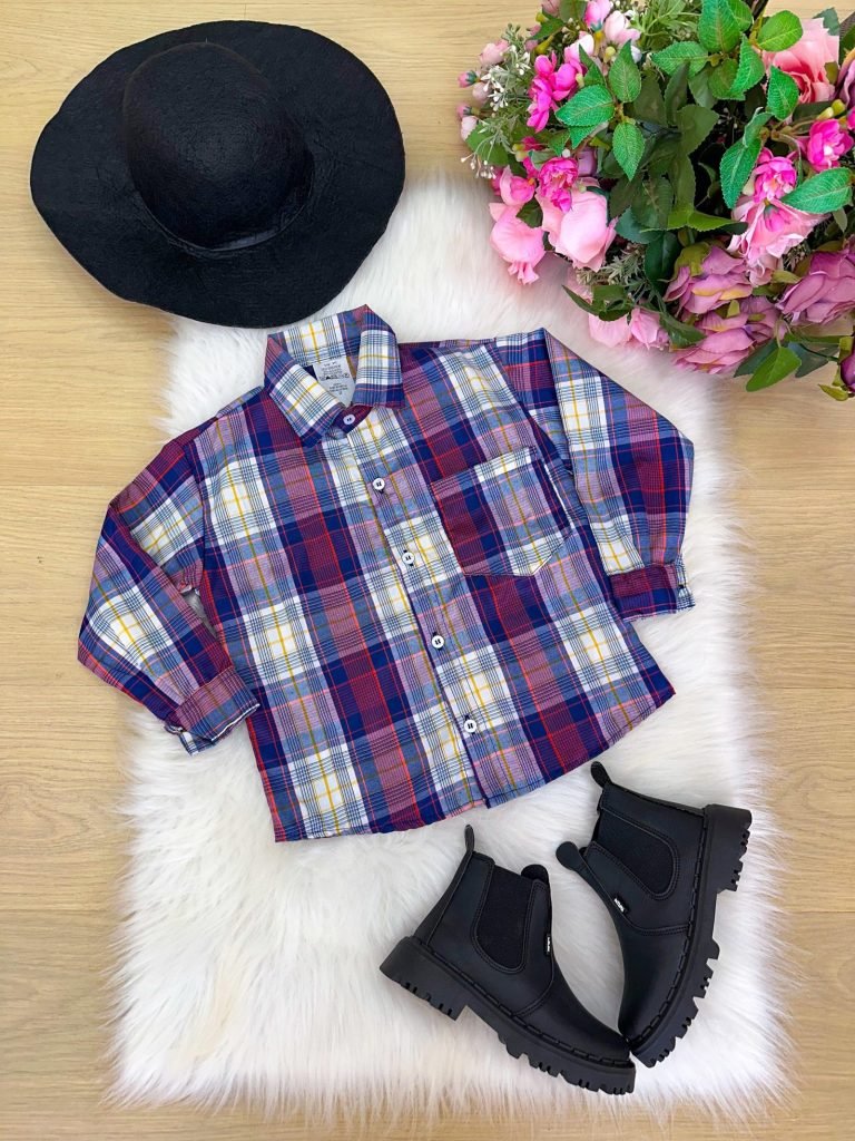 Camisa Xadrez Junina Dante