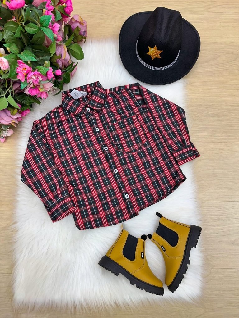 Camisa Xadrez Junina Hugo