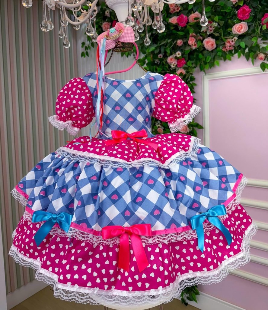 Vestido Junino Mimadine Luxo Agata