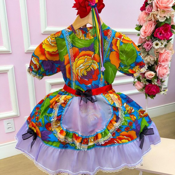 Vestido Junino Sem Short Madalena