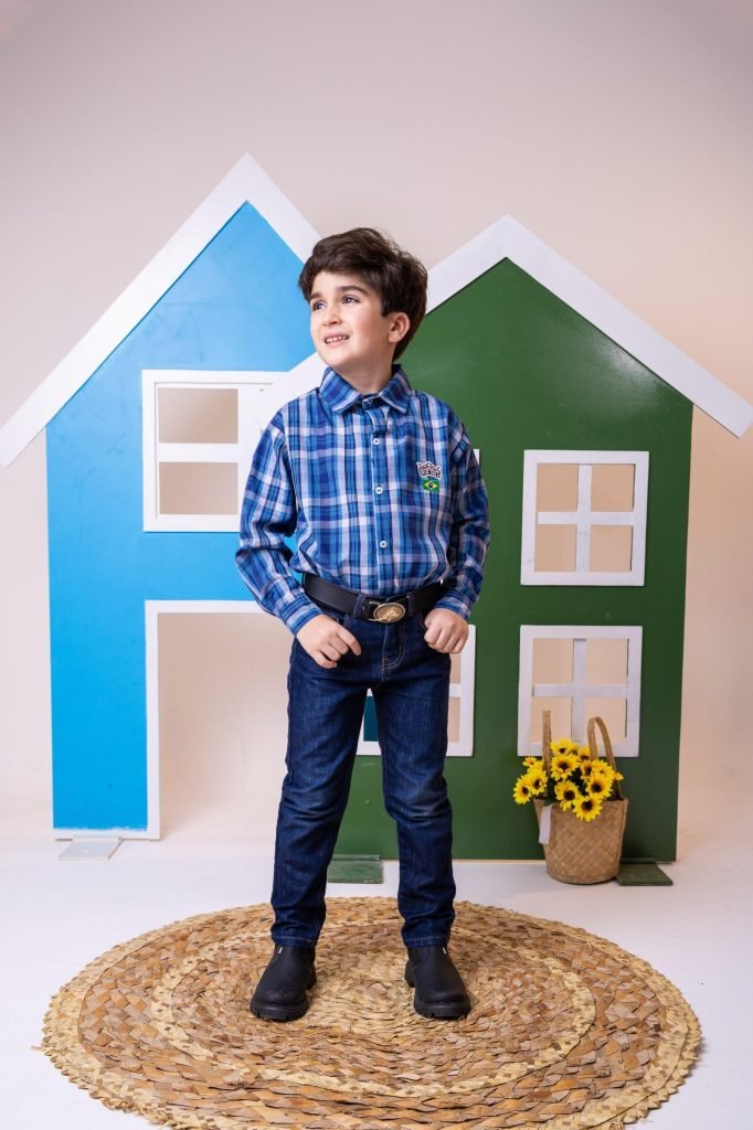 Camisa Junina Miss Cherry Rodeio Bruno