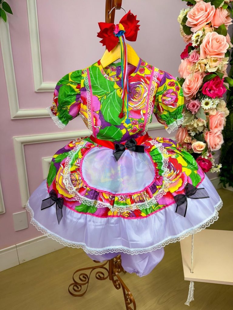 Vestido Junino Tropical Carina