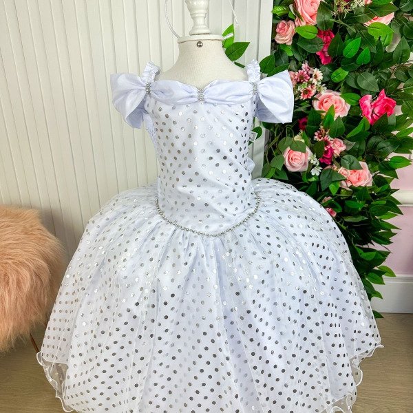 Vestido Marie Bolinhas Branco