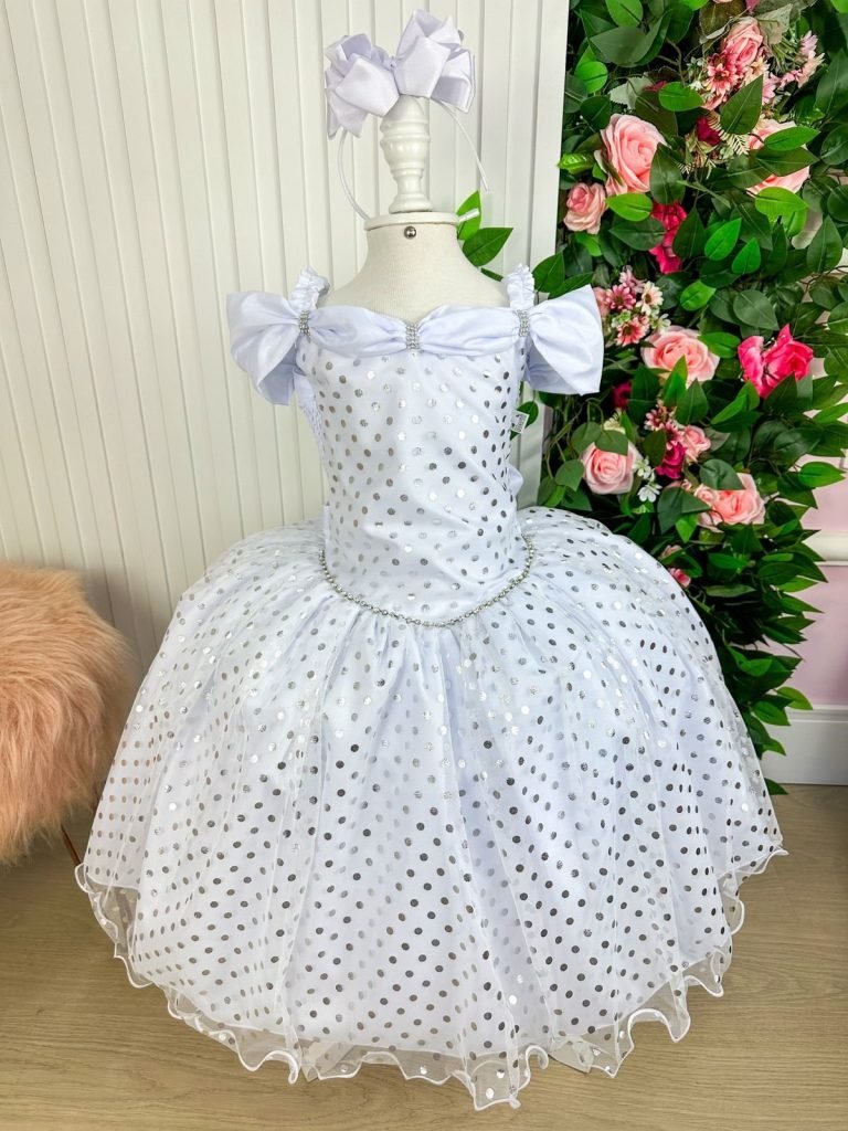 Vestido Marie Bolinhas Branco