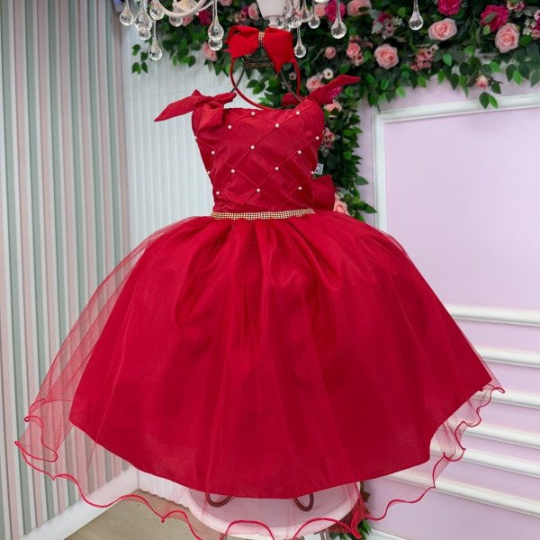 Vestido Marie Mariely Vermelho