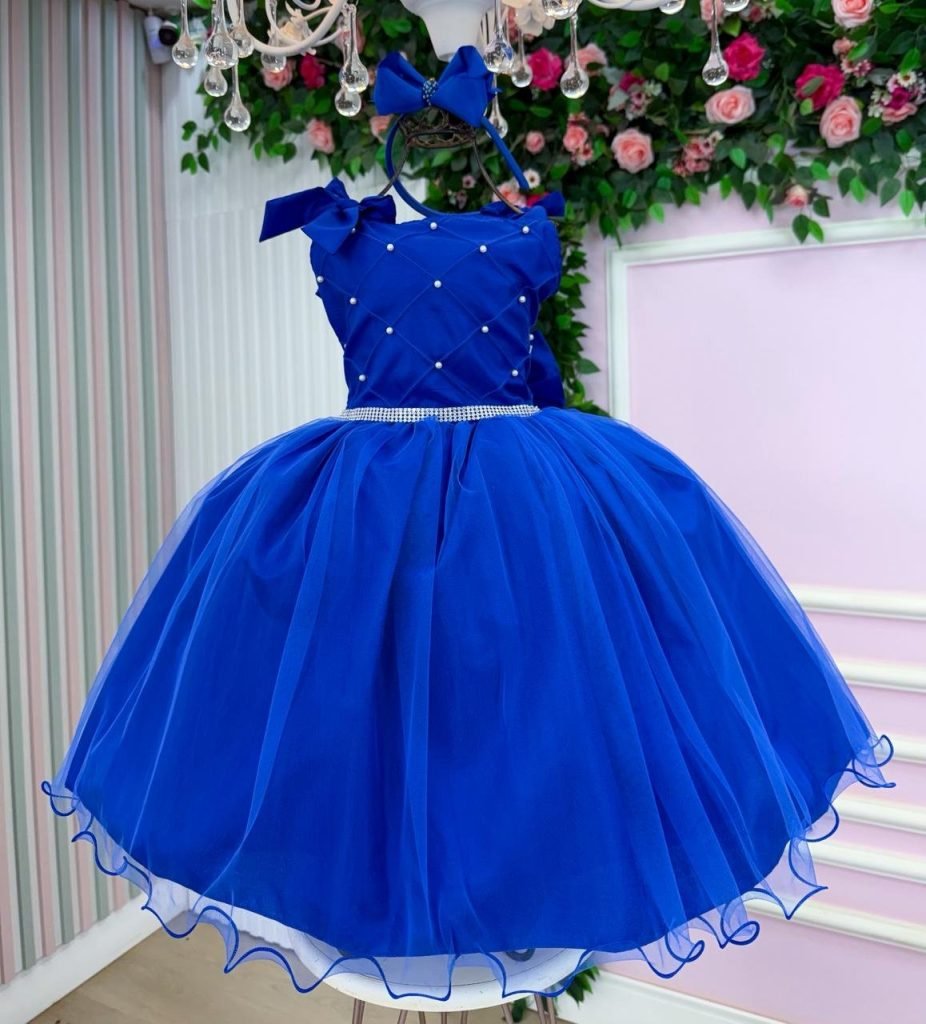 Vestido Marie Mariely Azul Royal